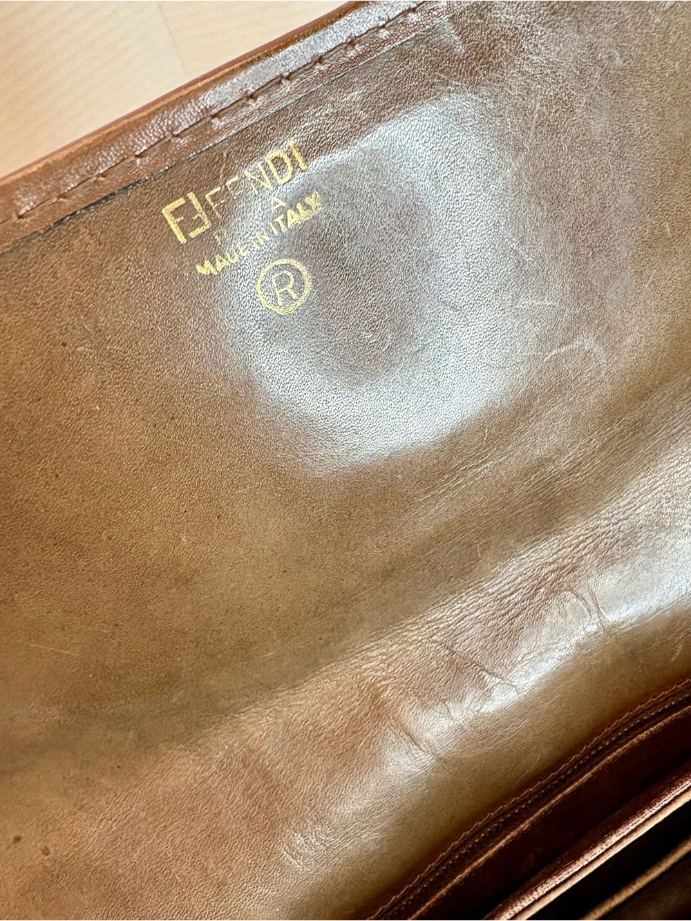 FENDI Zucca Monogram Crossbody ~Vintage - Picture 6 of 16
